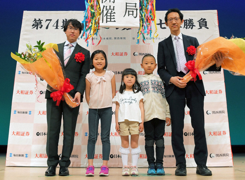 大船渡で本因坊戦第1局