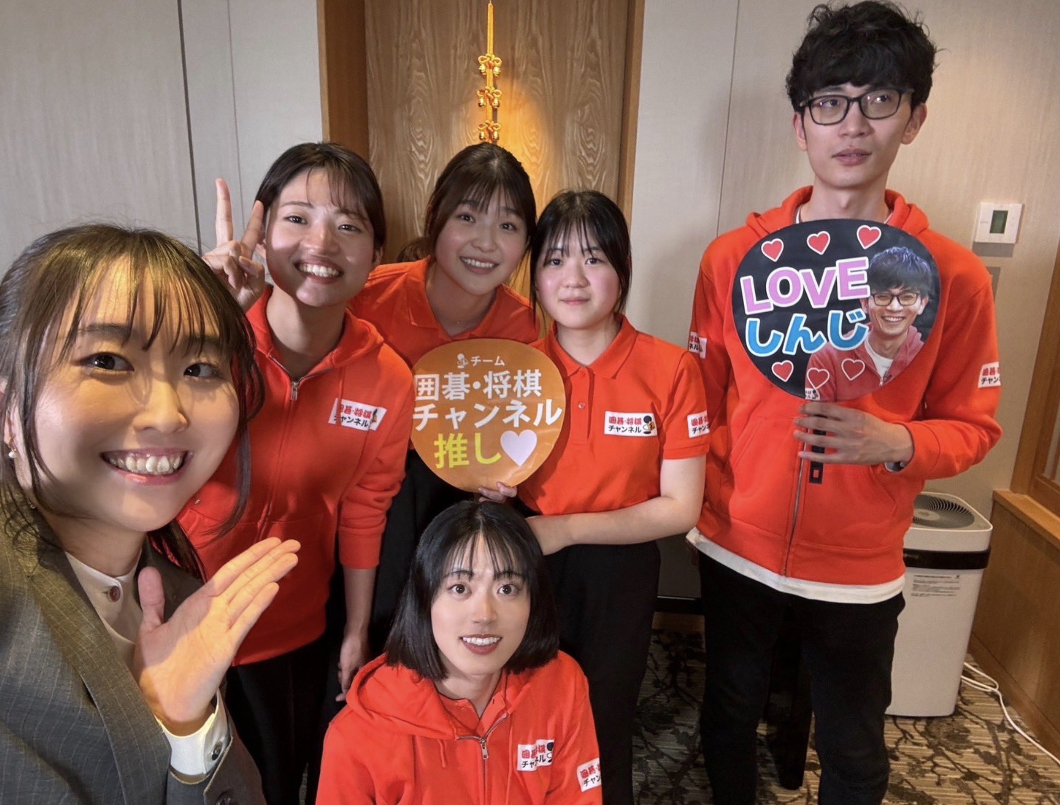 日本女子囲碁リーグ第5R リーグ戦半分を迎え、チームセンコーグループが首位