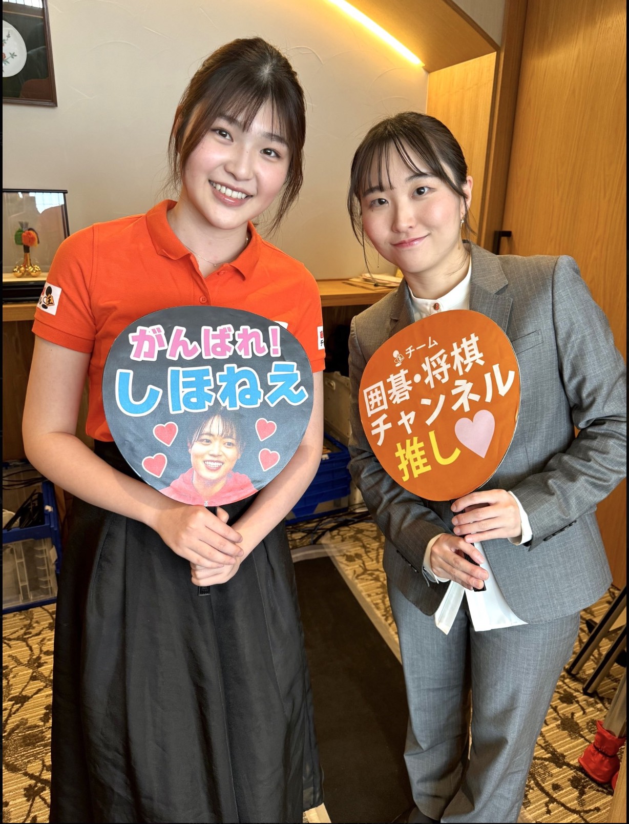 日本女子囲碁リーグ第5R リーグ戦半分を迎え、チームセンコーグループが首位