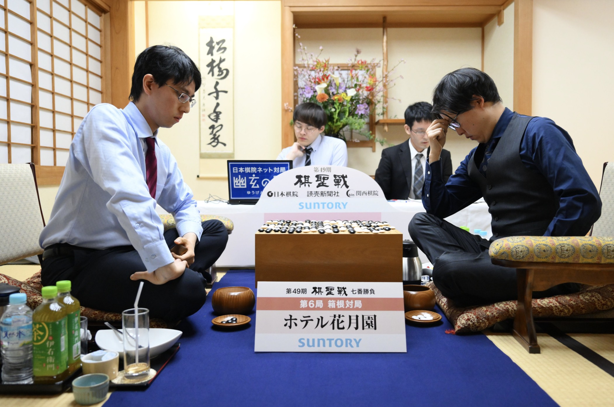 第49期棋聖戦七番勝負第6局 2日目の流れ