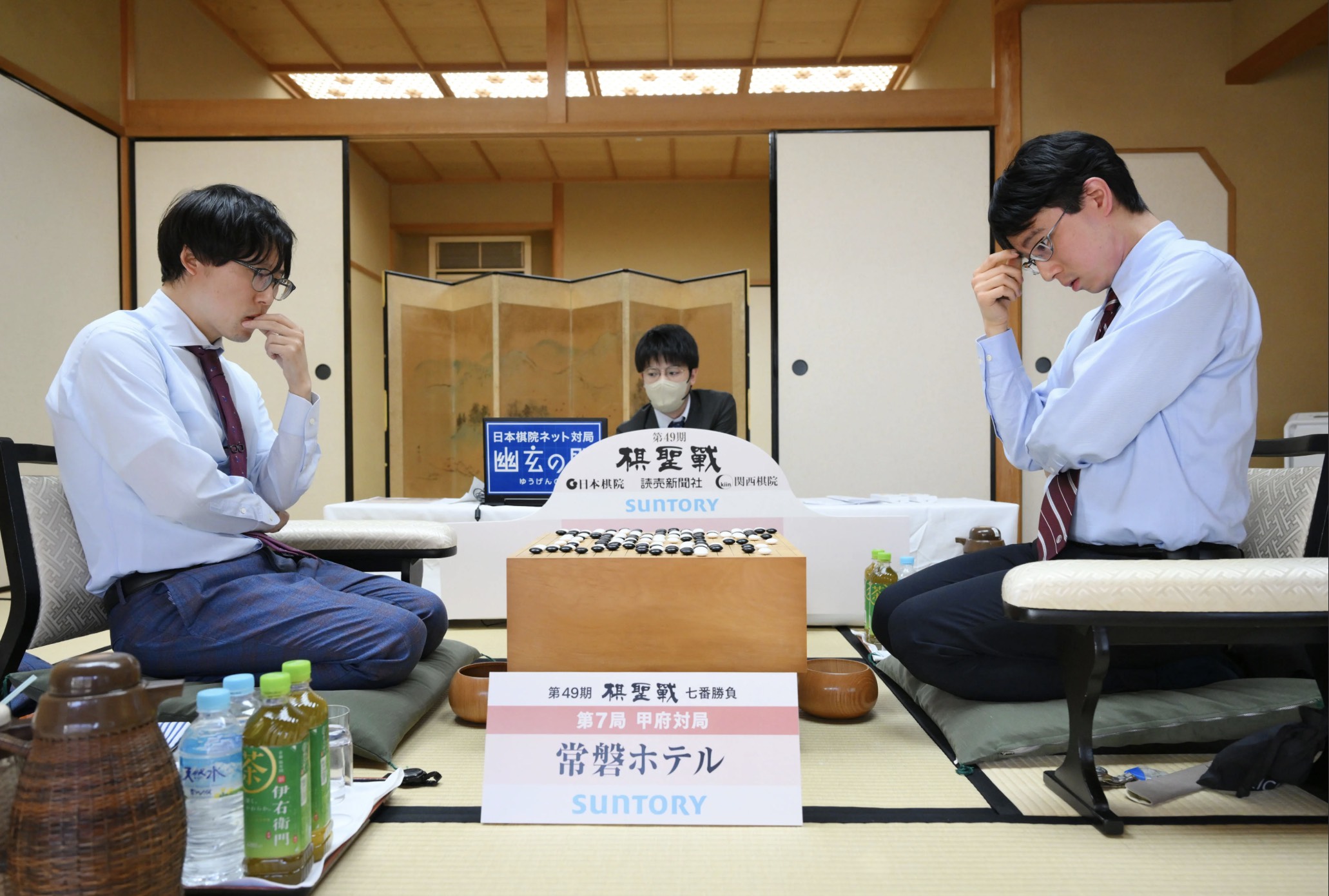第49期棋聖戦七番勝負第7局 2日目の流れ