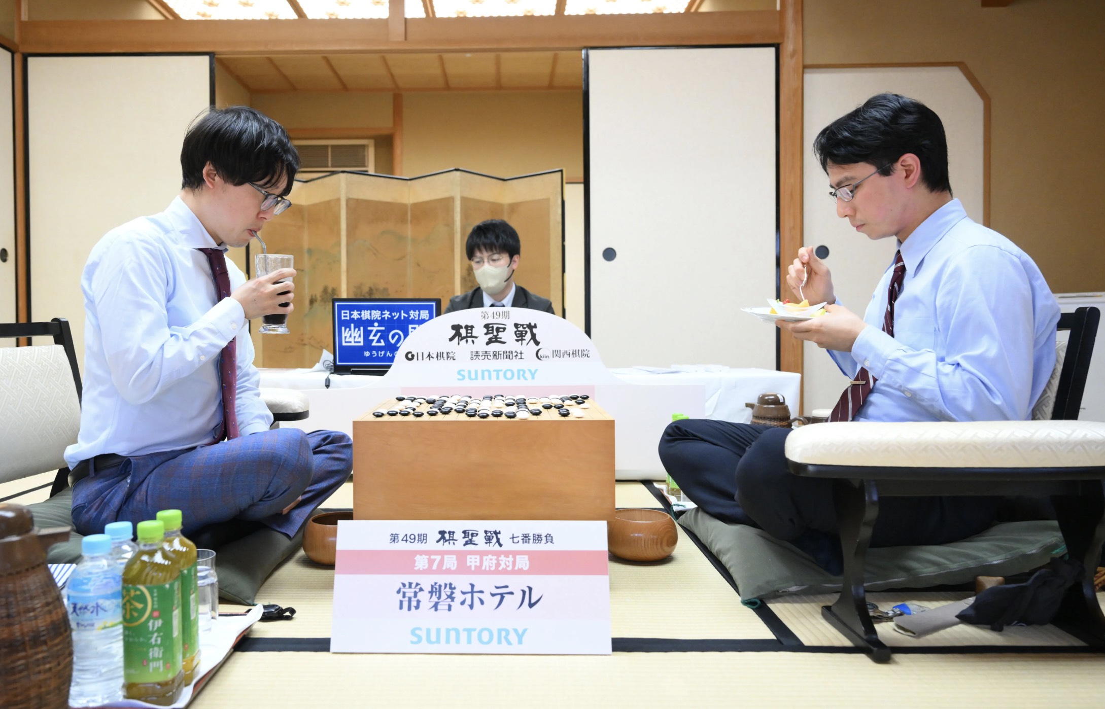 第49期棋聖戦七番勝負第7局 2日目の流れ