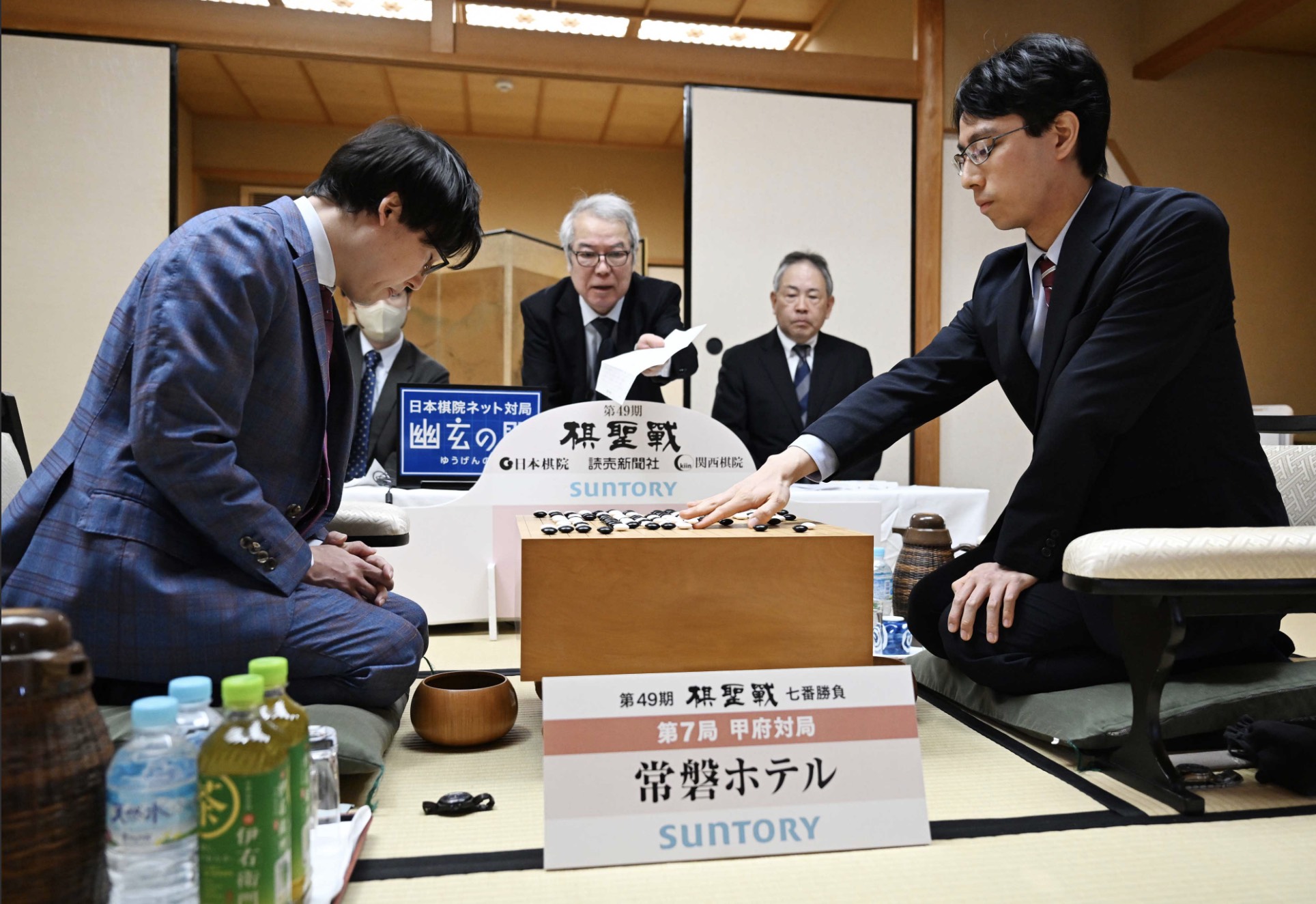 第49期棋聖戦七番勝負第7局 2日目の流れ