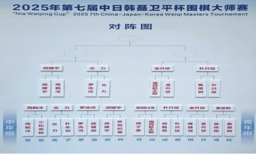 第7回「中日韓聶衛平杯」、日本勢が3回戦進出ならず