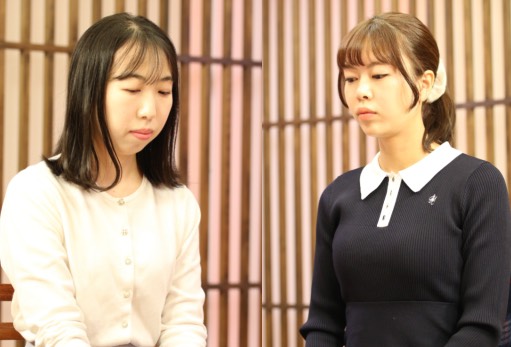 上野愛咲美女流名人と茂呂有紗三段が決勝進出