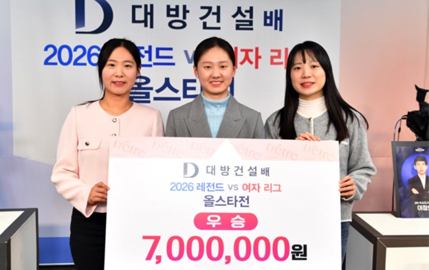 韓国大邦建設杯、女子リーグオールスターチーム優勝