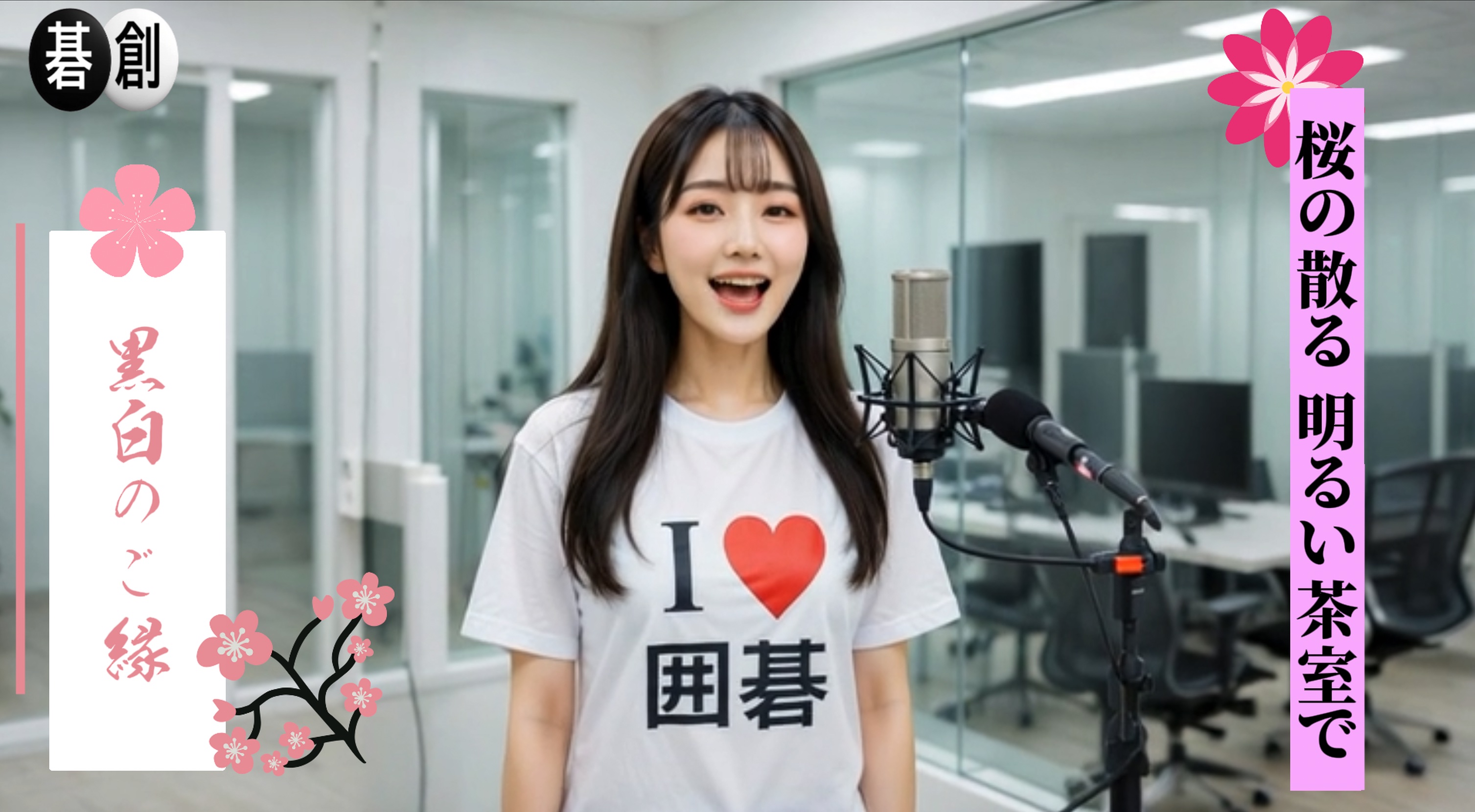 アイちゃんのチャレンジーー囲碁ソング「黒白のご縁」