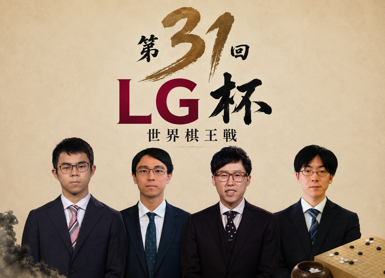 LG杯2回戦で日本勢が全員敗退