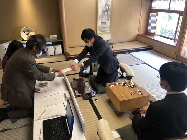 第75期本因坊戦挑戦手合七番勝負第1局