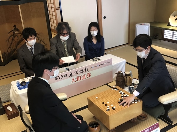 第75期本因坊戦挑戦手合七番勝負第1局